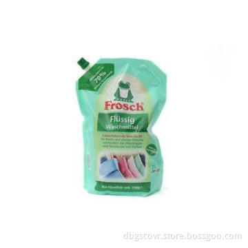 Top Spout Pouches , Washing Liquid Plastic Packaging Bags